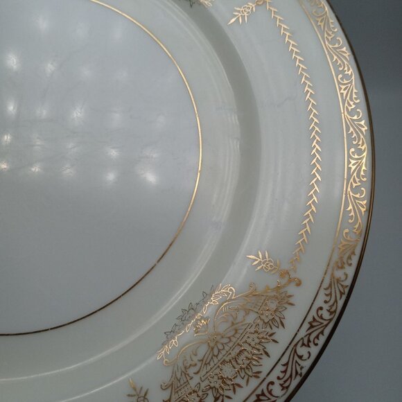 Noritake Bancroft Gold Flower Basket Salad Plate 5481 Japan Porcelain - Picture 8 of 13